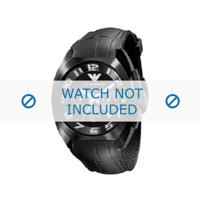 Horlogeband Armani AR5846 Rubber Zwart 22mm - thumbnail