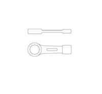 Gedore 1344331 306 22 Slagringsleutel Sleutelbreedte (metrisch) 22 mm - thumbnail