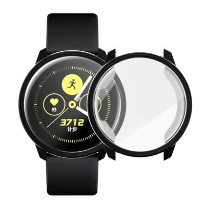 Voor Samsung Active Watch volledige dekking TPU beschermhoes (zwart)