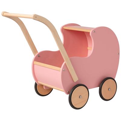 Van Dijk Toys poppenwagen retro 50 cm lichtroze