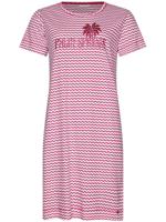 Katoenen nachthemd palmbomen roodroze - thumbnail