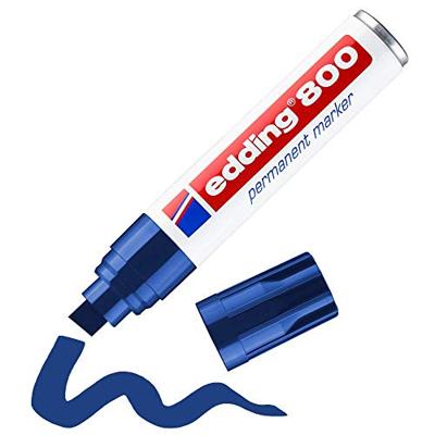 Edding Permanentmarker 4-800-1-1003 Permanent marker Blauw Watervast: Ja