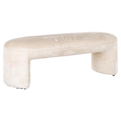 Richmond Eetkamerbank 'Fargo' Chenille, kleur Wit