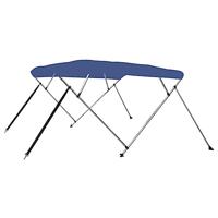 VidaXL Biminitop 4-boogs 243x196x137 cm blauw - thumbnail