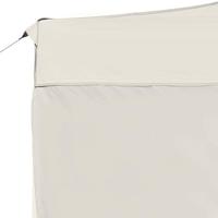 Partytent inklapbaar met wanden 4,5x3 m aluminium crme - thumbnail