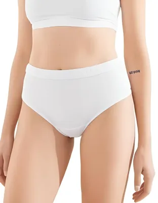 Microfiber dames heup slip young - Dames onderbroek met badstof kruisje