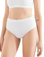 Microfiber dames heup slip young - Dames onderbroek met badstof kruisje - thumbnail