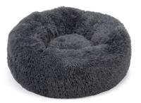 Beeztees Yali - hondenbed - pluche - grijs - Diam. 70 cm - thumbnail