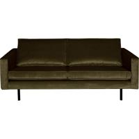 WOOOD Bank 2,5-zits 'Rodeo' Velvet, kleur Groen - thumbnail