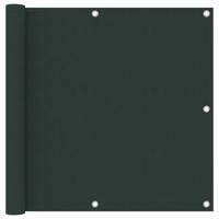 VidaXL Balkonscherm 90x600 cm oxford stof donkergroen - thumbnail