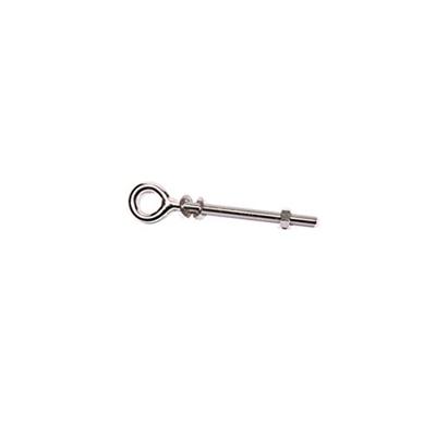 Nesling RVS Bout met oog voor paal, M8 x 100mm