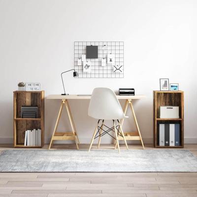 Tv-meubelset 2 pcs Oud hout 72 x 35 x 36.5 cm Bewerkt hout