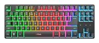 Toetsenbord en muis Trust 25984 GXT832 Zwart Qwerty Spaans - thumbnail