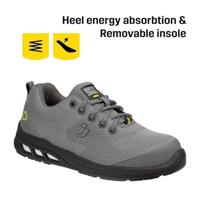 Safety Jogger EcoFitz S1P Laag | Grijs | Maat 36 - 5401124686241 - thumbnail
