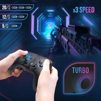 Oniverse Onipad Bluetooth Controller voor Nintendo Switch / PC / IOS / Android Zwart - thumbnail