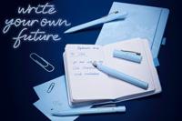 Faber Castell FC-201524 Balpen en Vulpen Grip 2010 Harmony Sky Blue - thumbnail