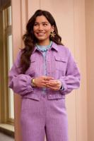 Ydence Jacket Jinte | Purple melange - thumbnail