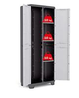 Planken KIS 9726000 0616 02 Zwart/Gris Hars Plastic 68 x 39 x 173 cm - thumbnail