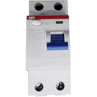 ABB 2CSF202101R1400 Aardlekschakelaar A 2-polig 40 A 0.03 A 230 V/AC, 400 V/AC ABB 2CSF202101R1400 Aardlekschakelaar A 2-polig 40 A 0.03 A 230 V/AC, 400 V/AC