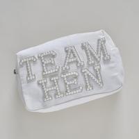 Ginger Ray team hen toilettas wit 20 cm | 10 stuks - thumbnail