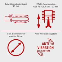 PCS26 thermische snoeischaar - 25 cm - 25 CC - SCHEPPACH - thumbnail