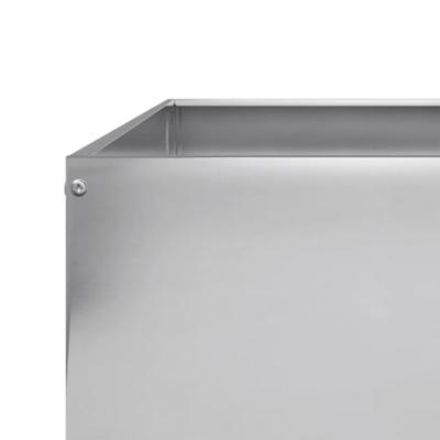 Plantenbak verhoogd 100x100x25 cm gegalvaniseerd staal Plantenbak verhoogd 100x100x25 cm gegalvaniseerd staal