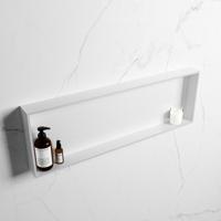 MONDIAZ EASY Nis 89,5x29,5cm in solid surface kleur Cale | Talc. 1 vak geschikt voor in- of opbouw - thumbnail