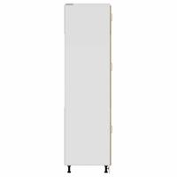 Keukenkast Lucca bewerkt hout artisanaal eikenkleur - thumbnail