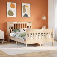 Bedframe zonder matras massief grenenhout 140x200 cm - thumbnail