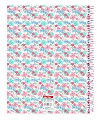 Notitieboekje Moos Flores Multicolour A4 120 Lakens