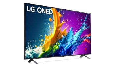 LG Electronics 65QNED80T6A 4K QNED LED-TV 165 cm 65 inch Energielabel E (A - G) CI+*, DVB-C, DVB-S2, DVB-T2, WiFi, UHD, Smart TV, Nano Cell Zwart