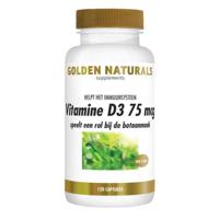 Golden Naturals Vitamine D3 75mcg Capsules - thumbnail