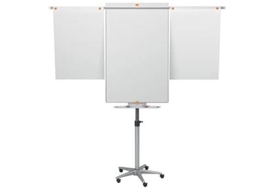 Nobo Classic Staal mobiele flipover met uitschuifarmen, magnetisch Nobo Classic Staal mobiele flipover met uitschuifarmen, magnetisch