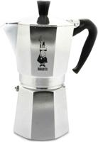 Italiaanse koffiezetter - BIALETTI - Moka Express - Geschikt voor alle kookplaten behalve inductie - 18 kopjes - 810 ml - Roestvrij staal - thumbnail