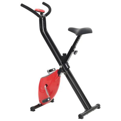vidaXL Hometrainer X-bike bandweerstand rood vidaXL Hometrainer X-bike bandweerstand rood