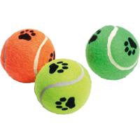 Hondenspeelgoed Tennisbal Smash met Squeaker 3 stuks - 6,5 cm 6 cm Flamingo Willekeurig - thumbnail