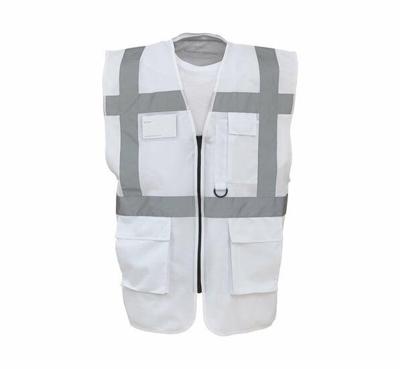 Veiligheidshesje met rits wit - XL Veiligheidshesje met rits wit - XL