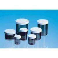 Tabletflacon 120ml bruin met dop 35 Stuks - thumbnail