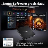 Intenso EOD 400D Slim Externe DVD-brander Retail Micro-USB 3.2 Gen 1 (USB 3.0) Zwart - thumbnail