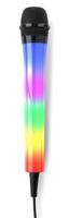 Fenton KMD55B karaoke microfoon met gekleurde LED's - Zwart - thumbnail