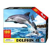 Shape Puzzel Dolfijn, 100st. - thumbnail