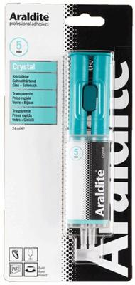 Tweecomponenten epoxylijm - CYANOLIT - Araldite - Kristal - 24 ml - Transparant - Hoge sterkte - Ideaal voor discrete montages