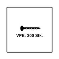 Fischer 670436 Power-Fast II Spaanplaatschroef 5 mm 25 mm T-profiel Staal Galvanisch verzinkt 200 stuk(s) - thumbnail