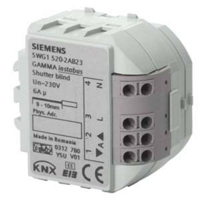 Siemens Siemens-KNX 5WG15202AB23 Jaloezie- en rolluikactor 5WG1520-2AB23