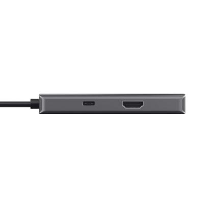 Trust Dalyx 6-in-1 USB-C-adapter USB Hub Zilver