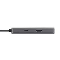 Trust Dalyx 6-in-1 USB-C-adapter USB Hub Zilver - thumbnail