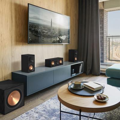 Klipsch: R-50PM Draadloze Boekenplank speakers - 2 stuks - Zwart
