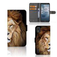 Nokia C2 2nd Edition | Telefoonhoesje | Met pasjeshouder | Leeuw - thumbnail