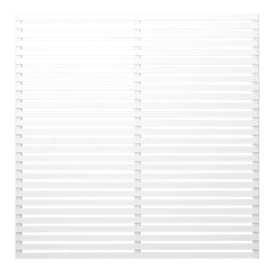 Witte Houten Tuinscherm Tokyo 180 x 180 CM Witte Houten Tuinscherm Tokyo 180 x 180 CM