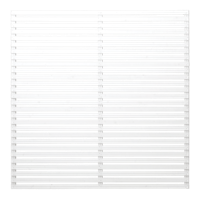 Witte Houten Tuinscherm Tokyo 180 x 180 CM - thumbnail
